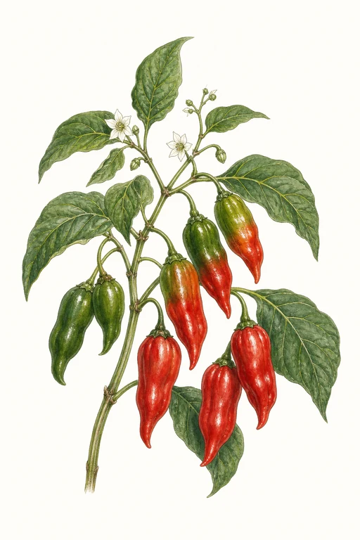 Botanical illustration of Saint Augustine