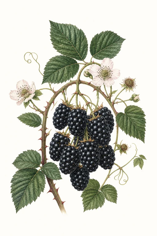 Botanical illustration of Natchez