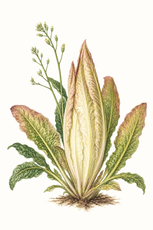 Botanical illustration of Treviso Precoce Mesola