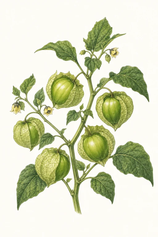 Botanical illustration of Verde
