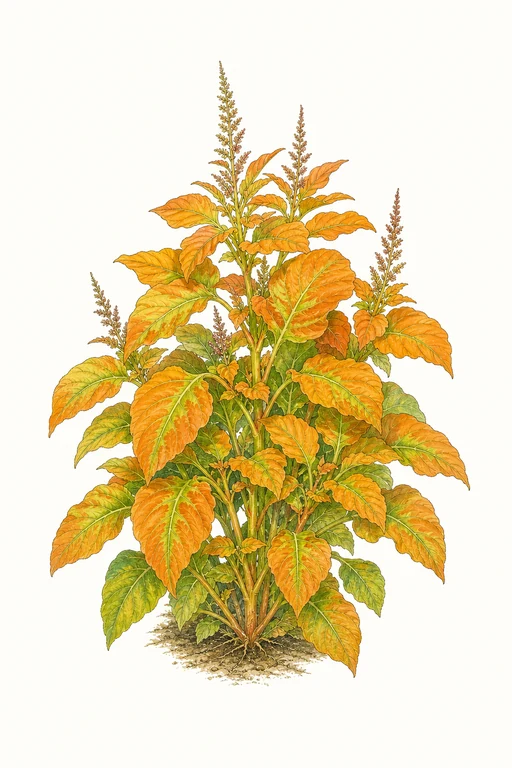 Botanical illustration of Illumination Orange
