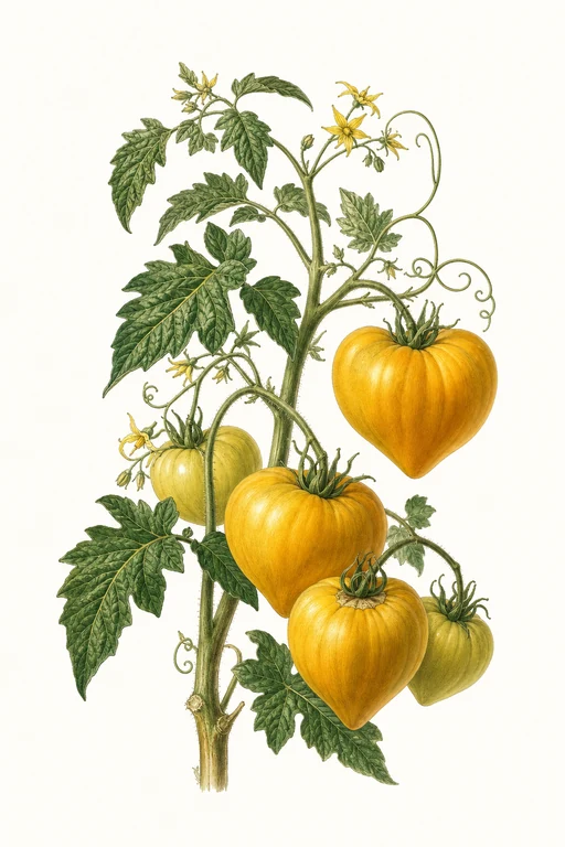 Botanical illustration of Gold Medallion