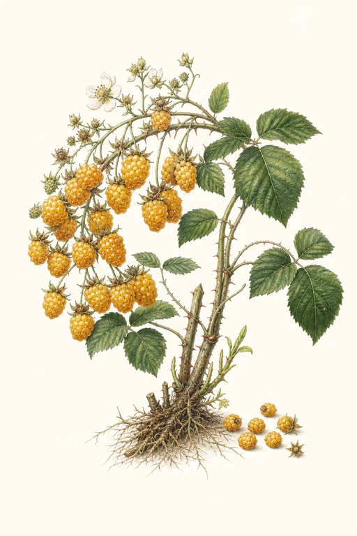 Botanical illustration of Fall Gold