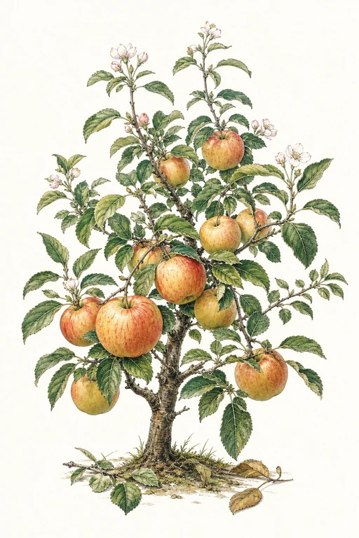 Botanical illustration of Fulford Gala