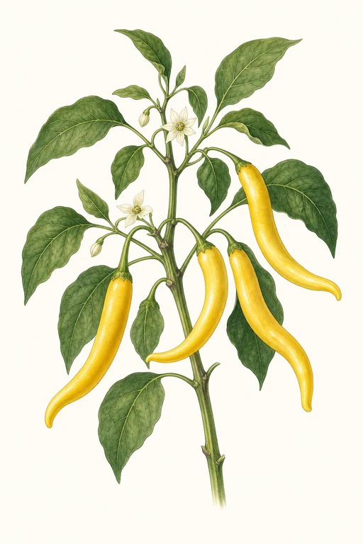 Botanical illustration of Sweet Banana