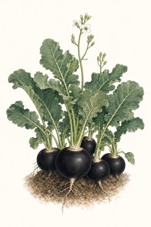 Botanical illustration of Nero Tondo