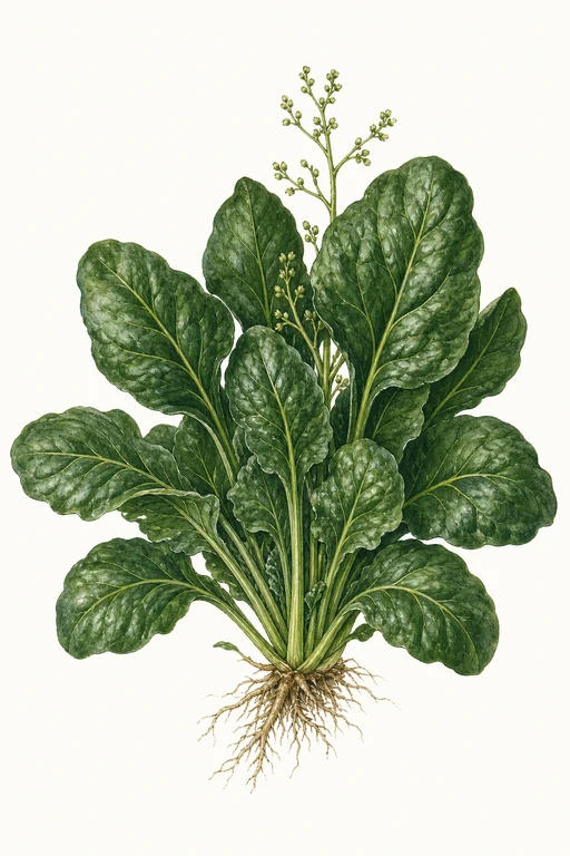 Botanical illustration of Tyee Spinach