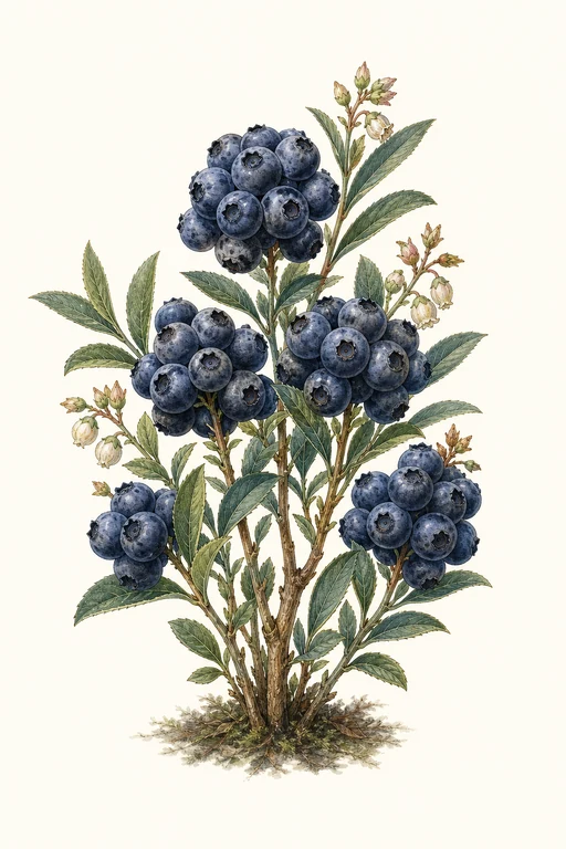 Botanical illustration of Top Hat