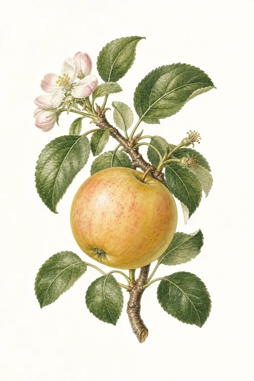 Botanical illustration of Opal