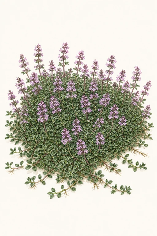 Botanical illustration of Magic Carpet