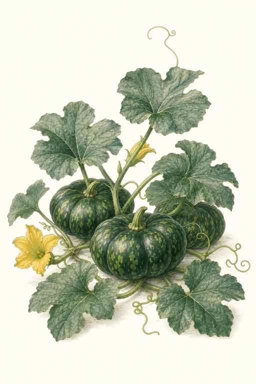 Botanical illustration of Sweet Mama