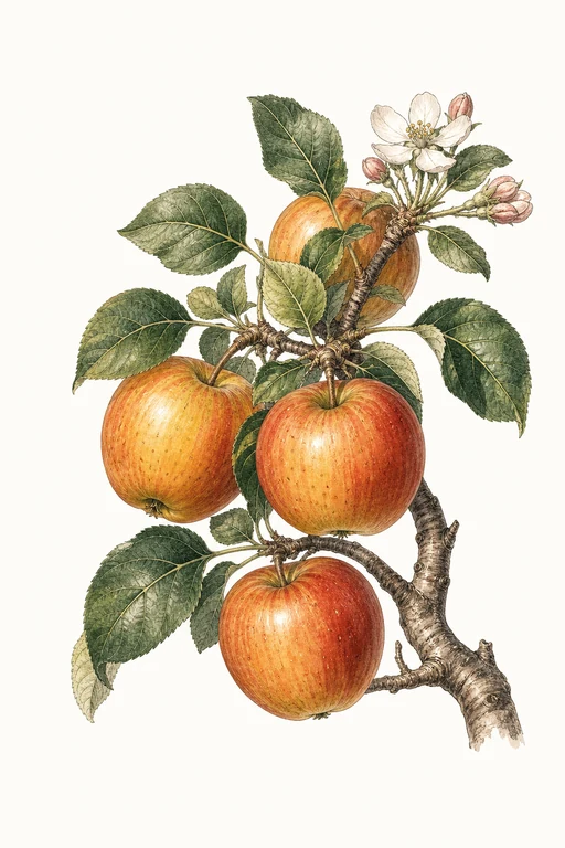 Botanical illustration of EverCrisp