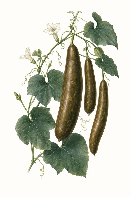 Botanical illustration of Penggak