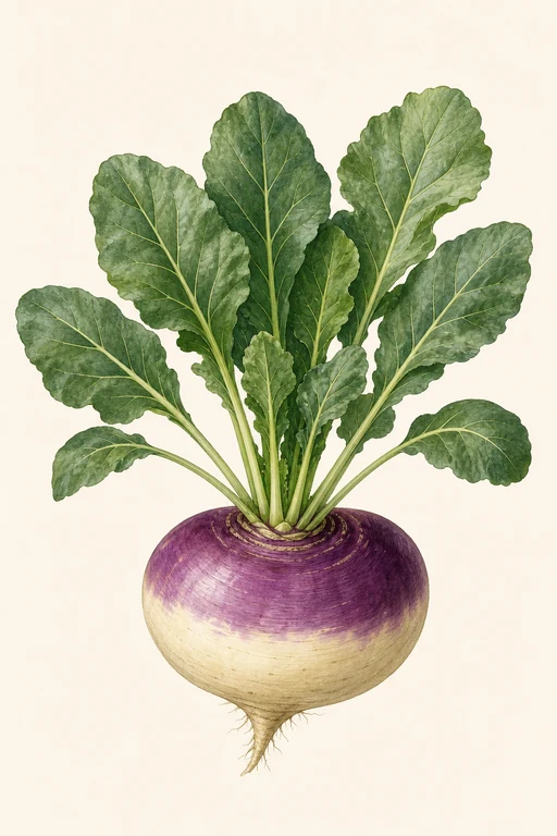 Botanical illustration of American Purple Top