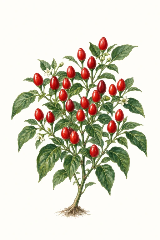 Botanical illustration of Sweetie Pie