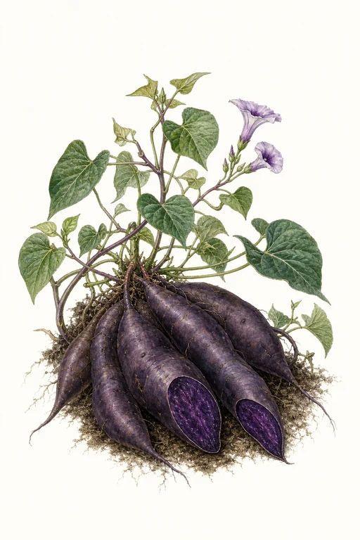Botanical illustration of Molokai