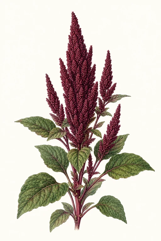 Botanical illustration of Red Garnet