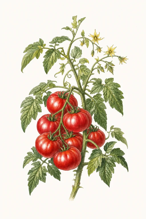 Botanical illustration of Jet Star