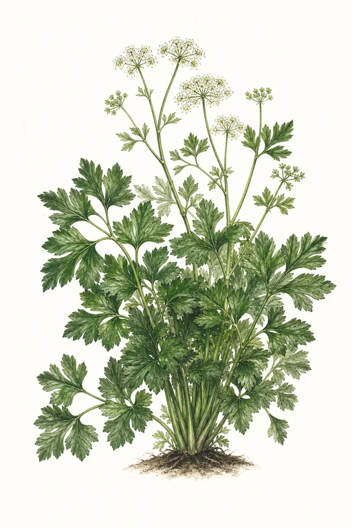 Botanical illustration of Giant Of Italy