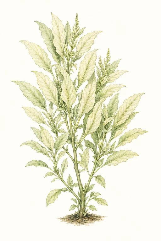 Botanical illustration of White Leaf