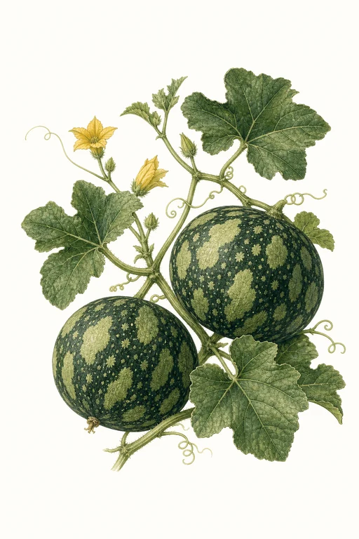 Botanical illustration of Moon And Stars