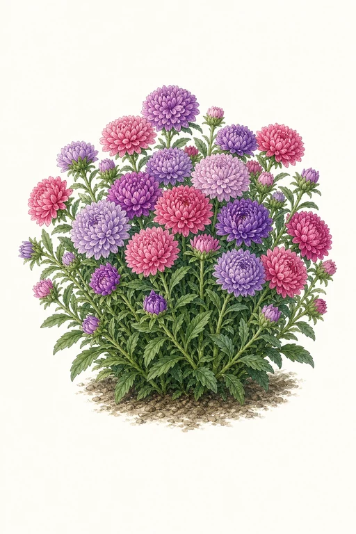 Botanical illustration of Serenade Mix