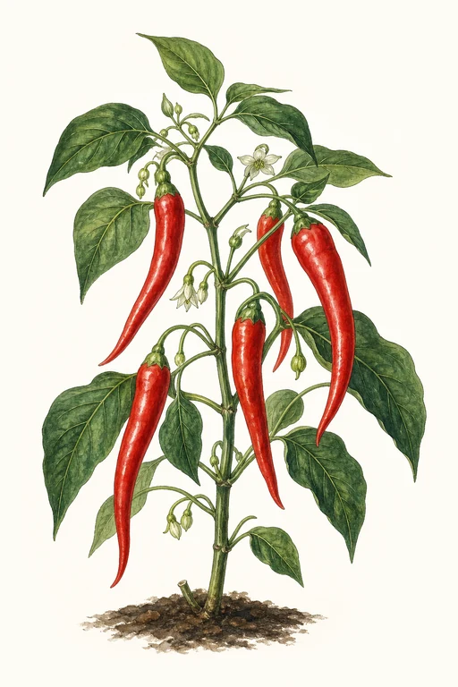 Botanical illustration of Italian Sweet