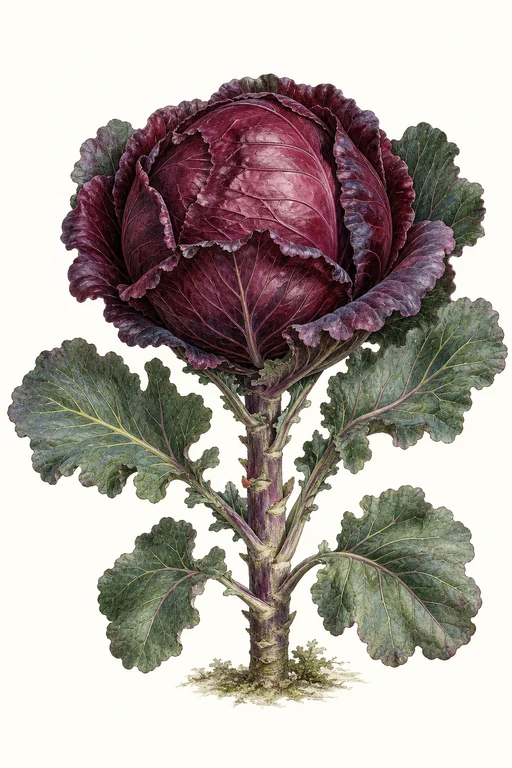 Botanical illustration of Resistant Red