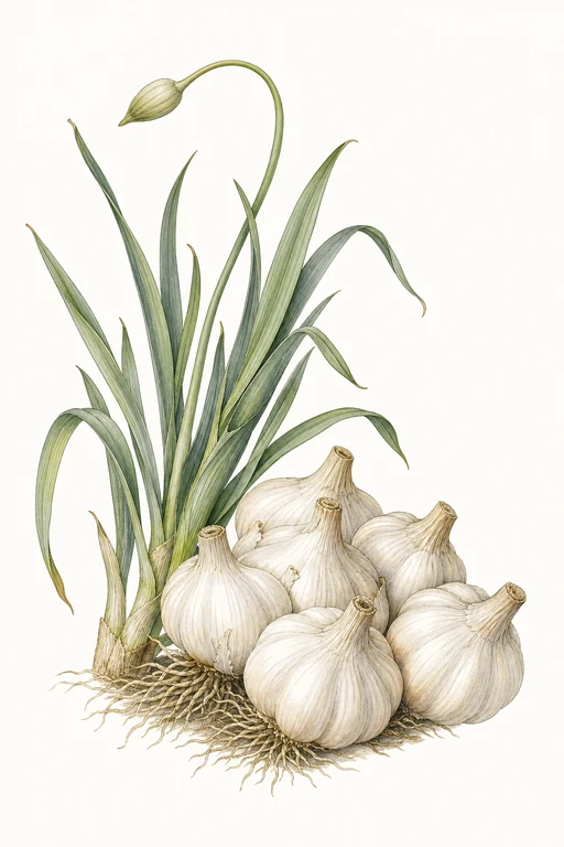 Botanical illustration of Northern White