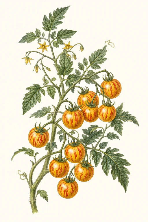 Botanical illustration of Sunrise Bumble Bee