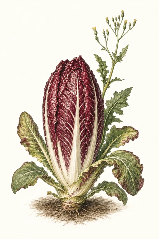 Botanical illustration of Rossa di Verona