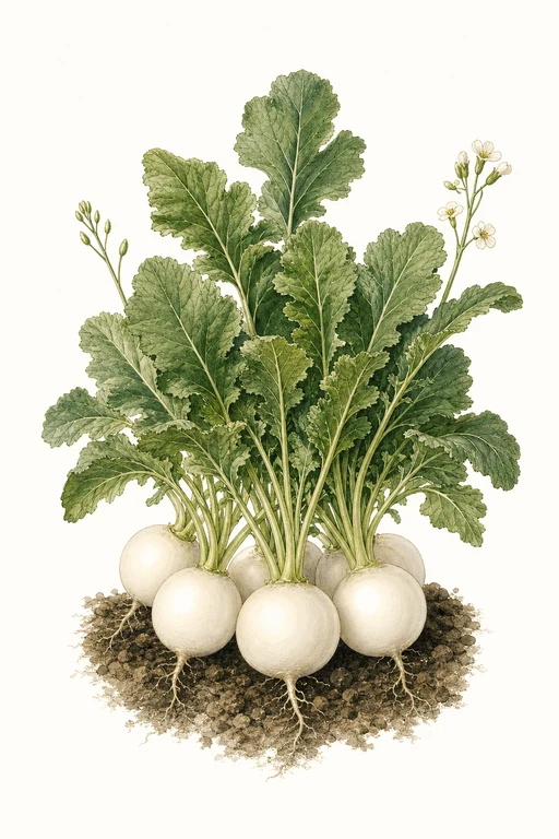 Botanical illustration of Snowball
