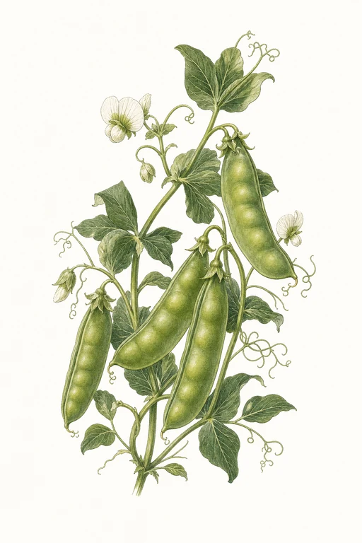 Botanical illustration of Kelvedon Wonder