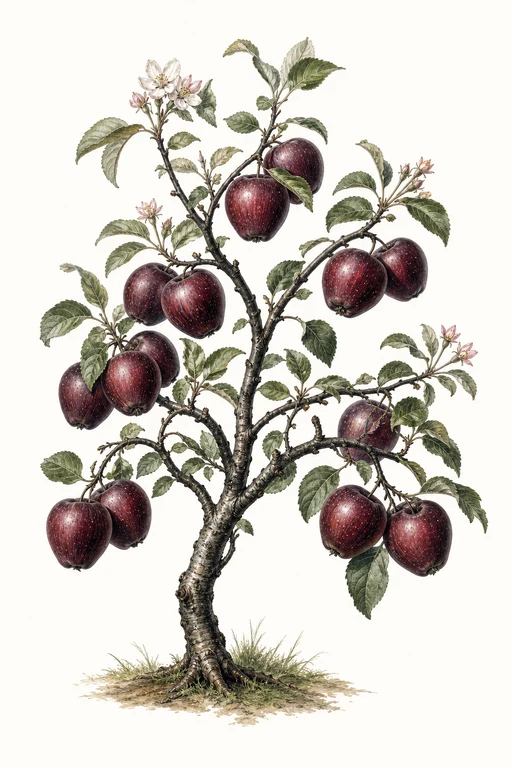 Botanical illustration of Blacktwig
