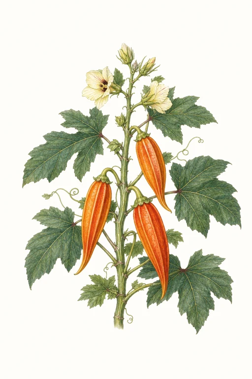 Botanical illustration of Jing Orange