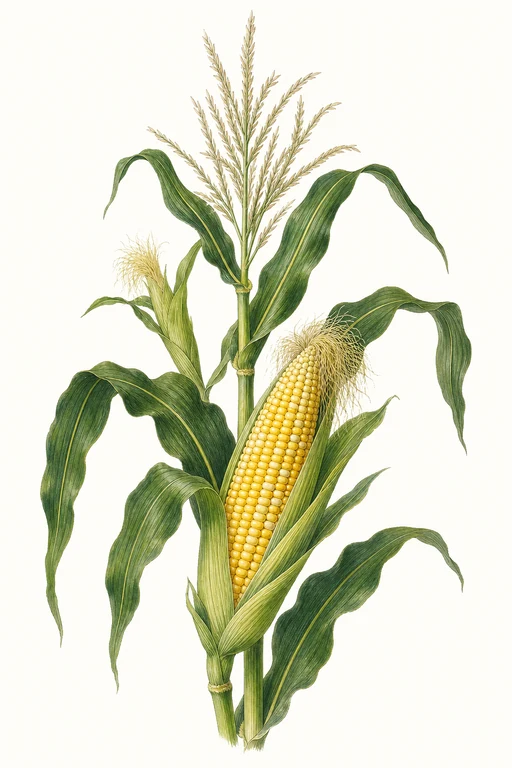 Botanical illustration of Honey Pearl