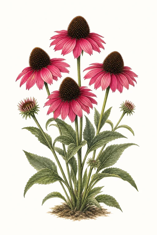 Botanical illustration of Cheyenne Spirit