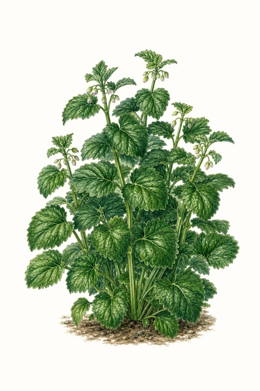 Botanical illustration of Fino Verde