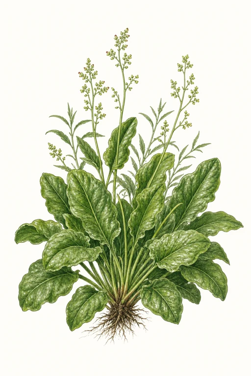 Botanical illustration of French