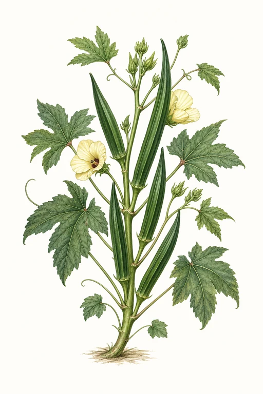 Botanical illustration of Ulsan