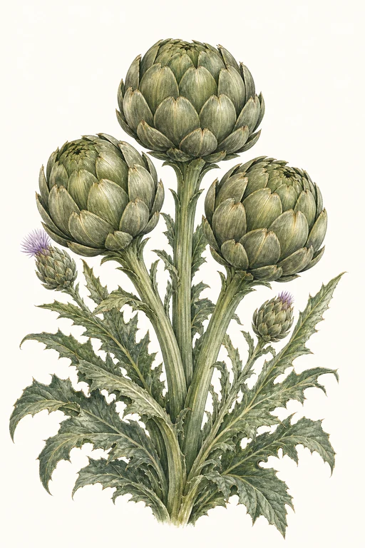 Botanical illustration of Big Heart