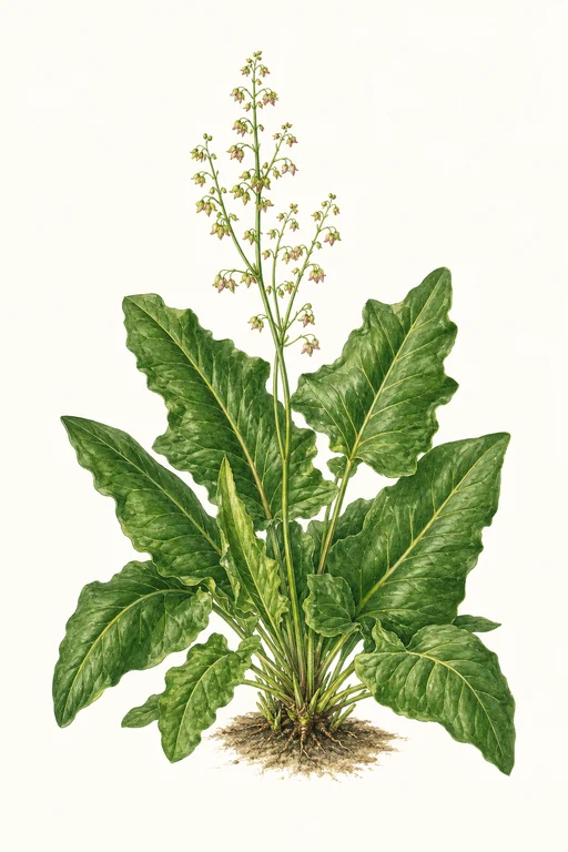 Botanical illustration of Large Leaf Sorrel