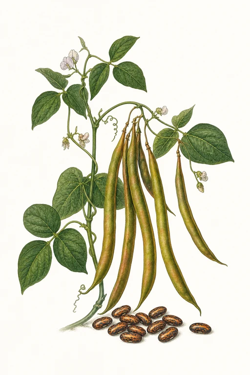 Botanical illustration of Lingua Di Fuoco