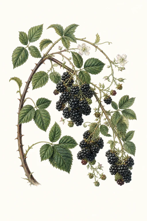 Botanical illustration of Arapaho
