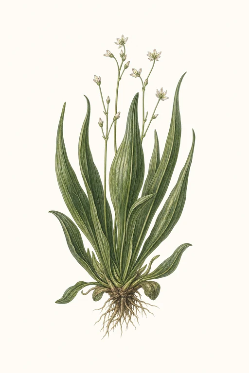 Botanical illustration of Bucks Horn