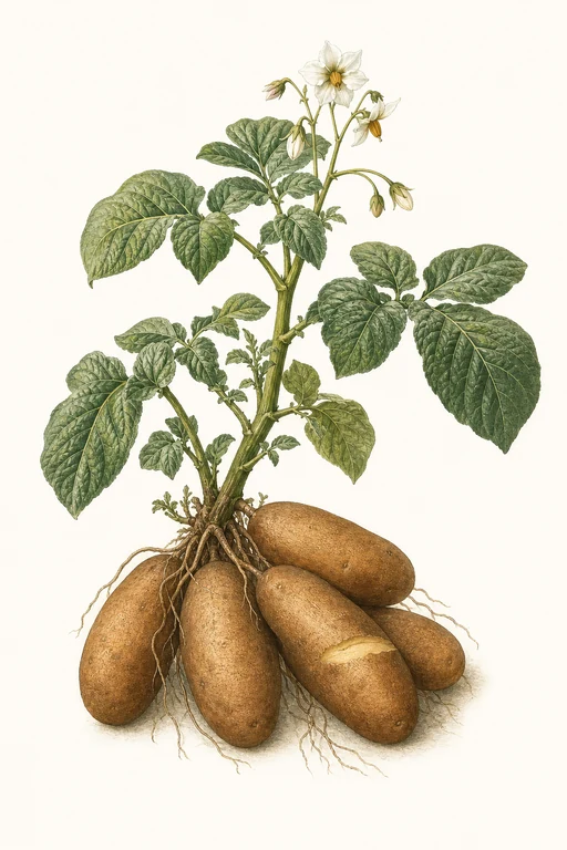 Botanical illustration of Centennial Russet