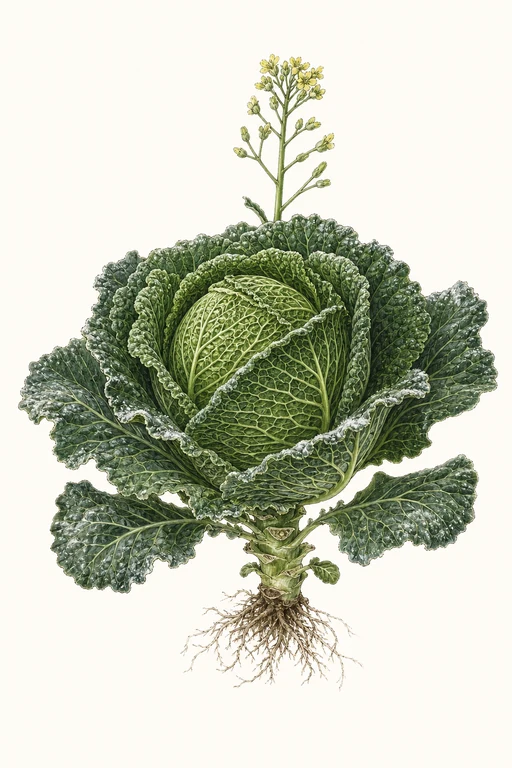 Botanical illustration of January King