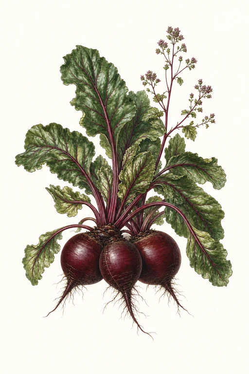 Botanical illustration of Bull's Blood