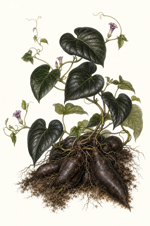Botanical illustration of Blackie