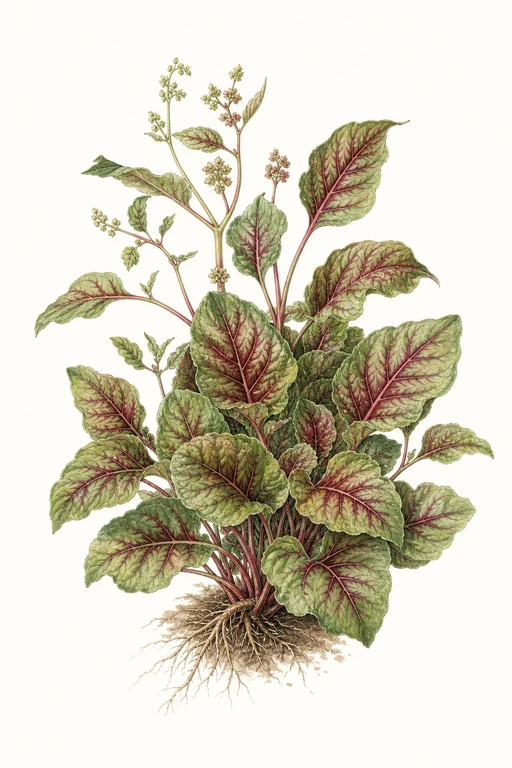 Botanical illustration of Kerala Red